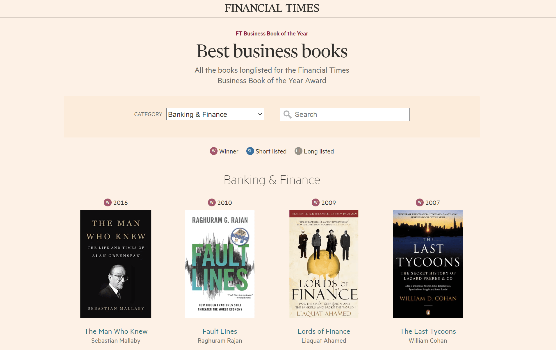 Financial Times - Best Business Books