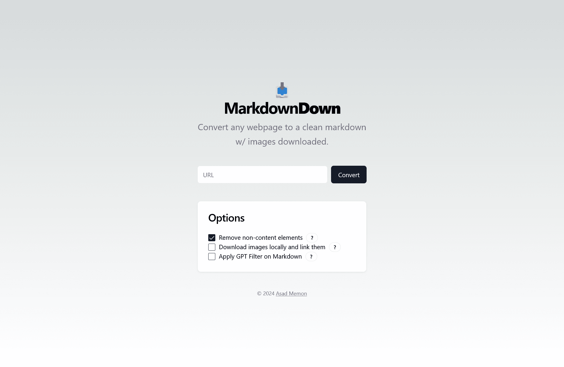 Markdowndown